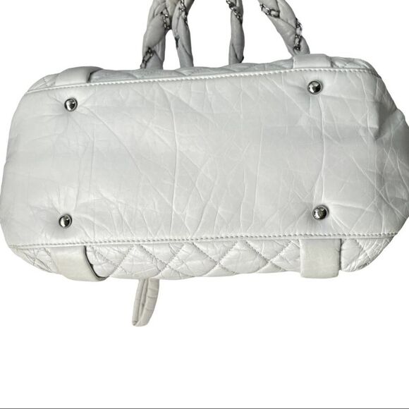 Chanel Matellase Quilted Lambskin Leather Tote Handbag - Picture 5 of 12